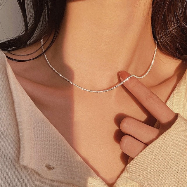 Silver Chain Necklace