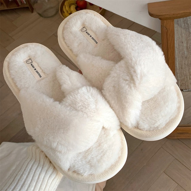 Love You Lots Fluffy Slippers