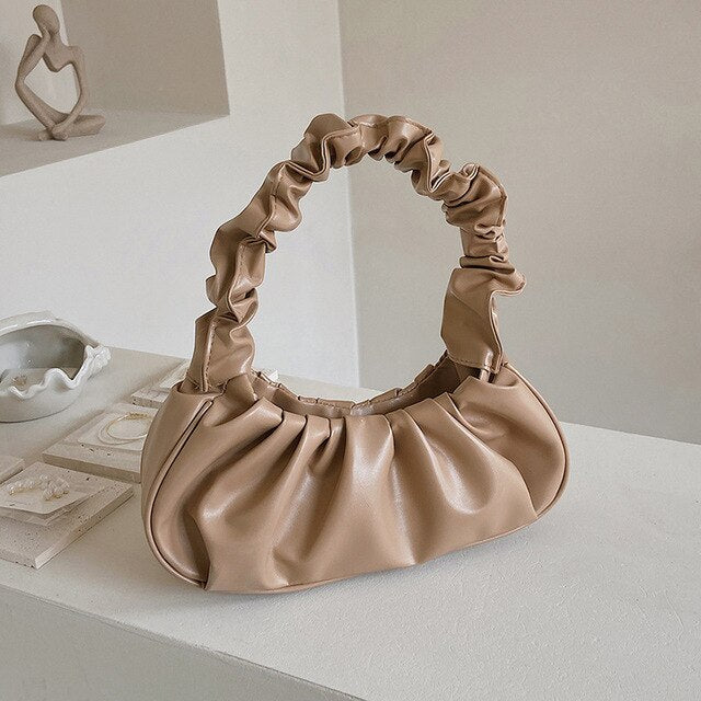 Pleated Cloud Handbag