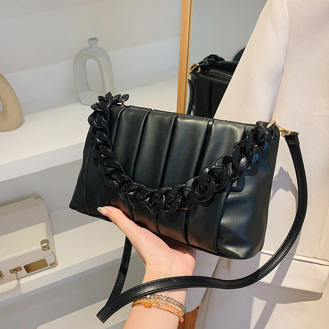 Leather Crossbody Shoulder Bag