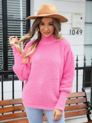 Fuzzy Knitted Sweater