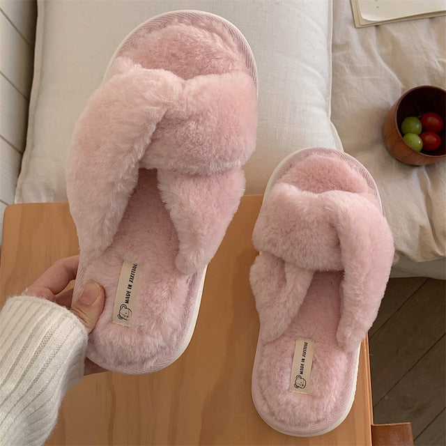 Love You Lots Fluffy Slippers
