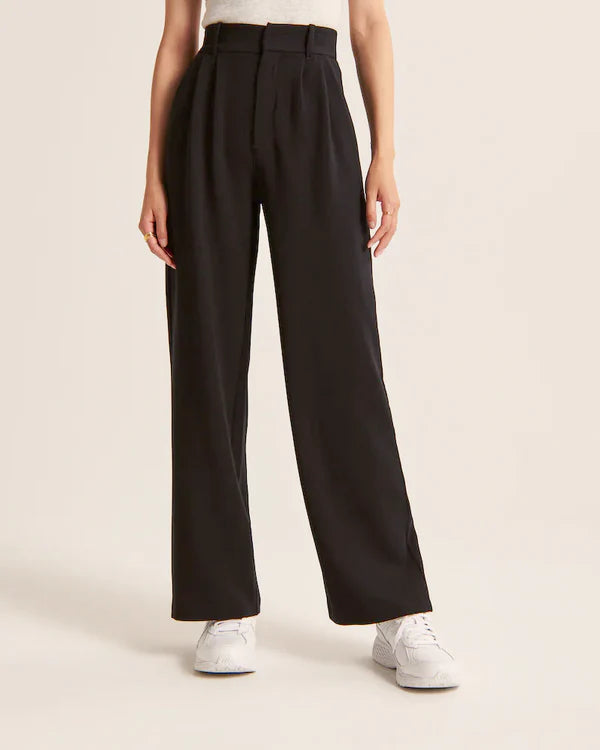 CEO Wide-Leg Tailored Pants