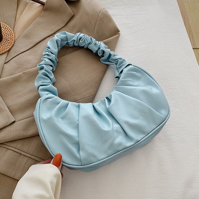 Pleated Cloud Handbag