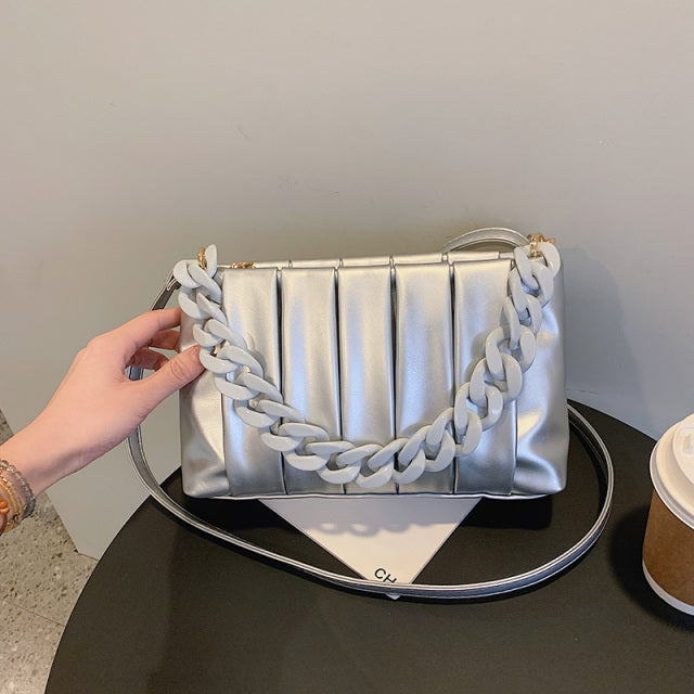 Leather Crossbody Shoulder Bag