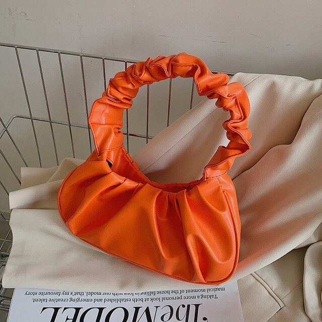 Pleated Cloud Handbag