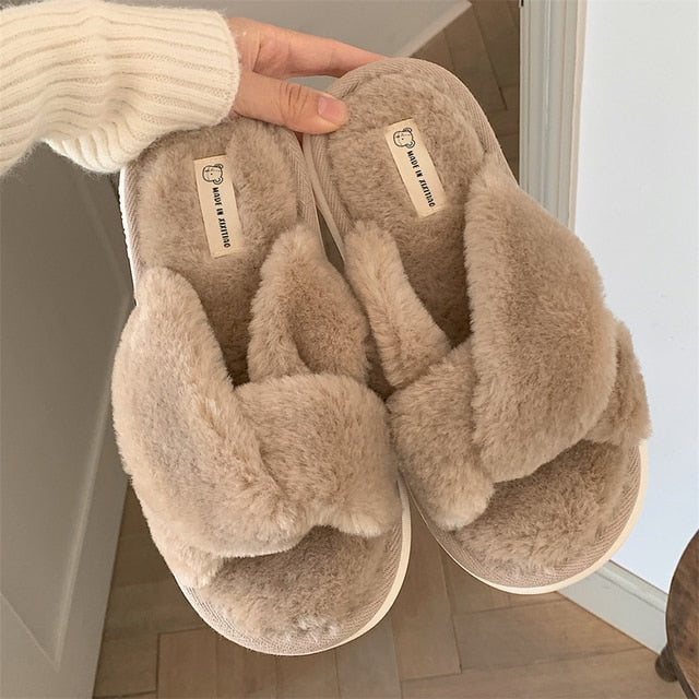 Love You Lots Fluffy Slippers