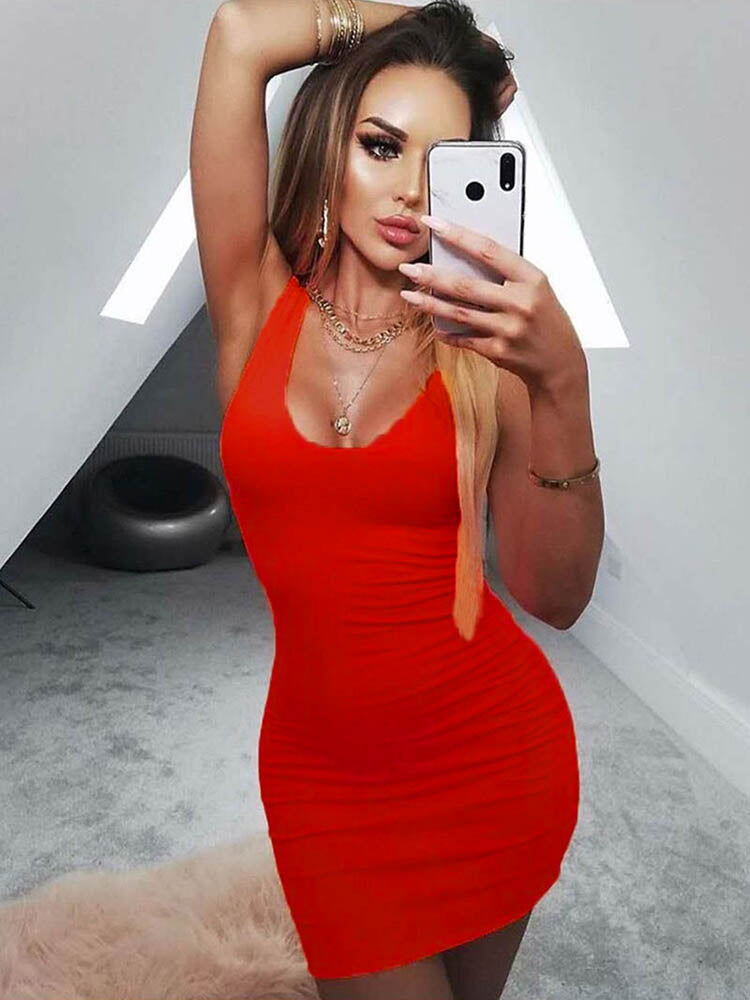 Willow Square Neck Mini Dress