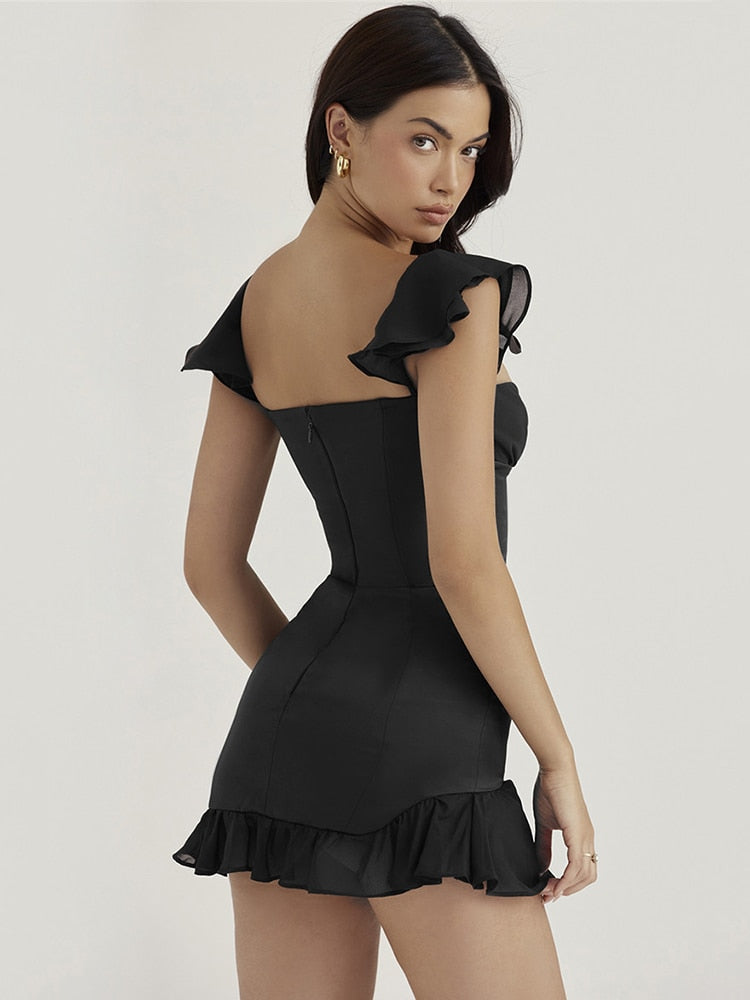 Sadie Off Shoulder Strapless Mini Dress