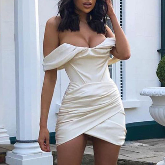 Camila Draped Corset Dress