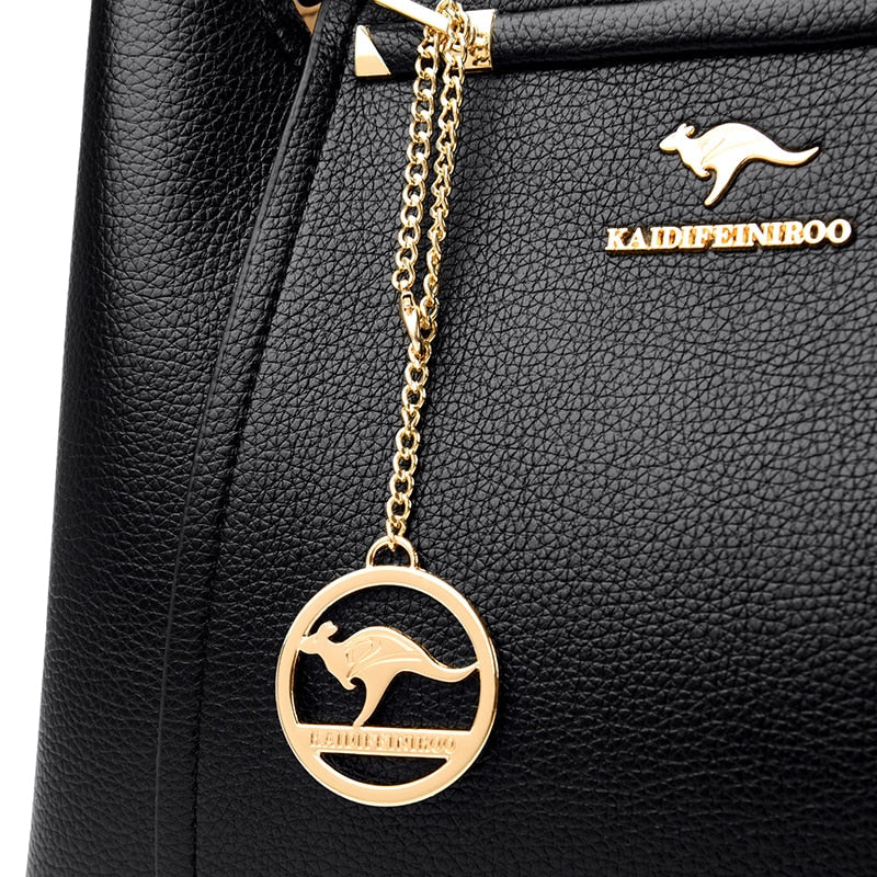 Classic Leather Hand Bag