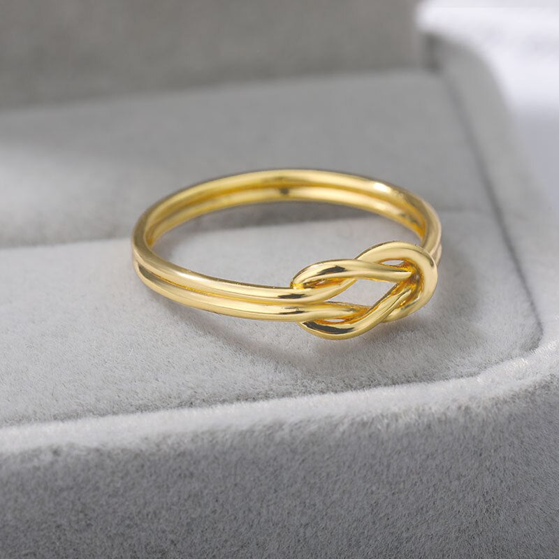 Knotty Infinity Ring