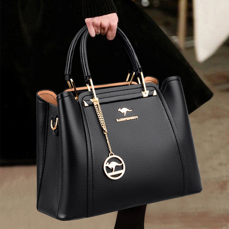 Classic Leather Hand Bag