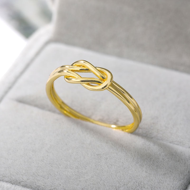 Knotty Infinity Ring