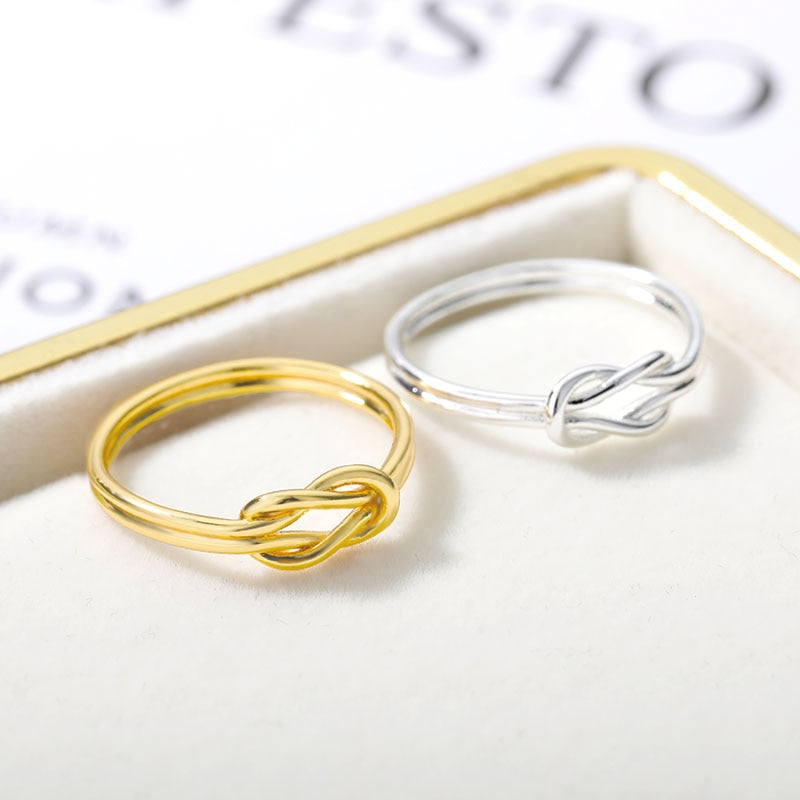 Knotty Infinity Ring