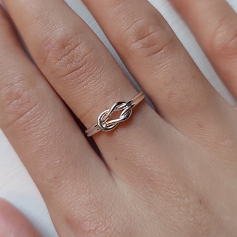 Knotty Infinity Ring