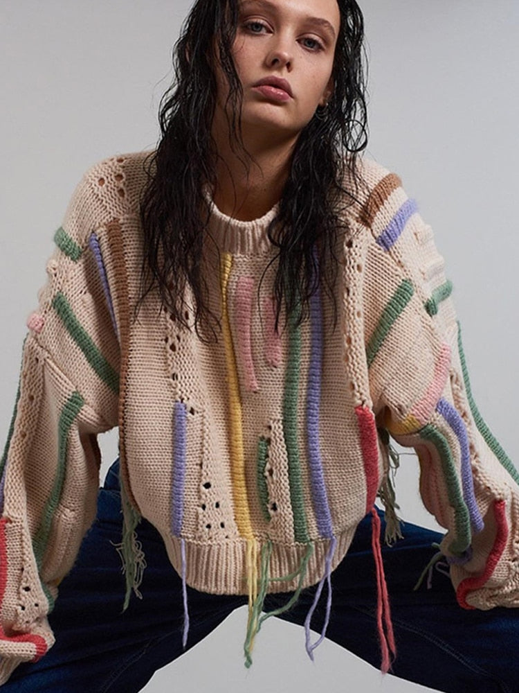 At The Hem Pullover Top