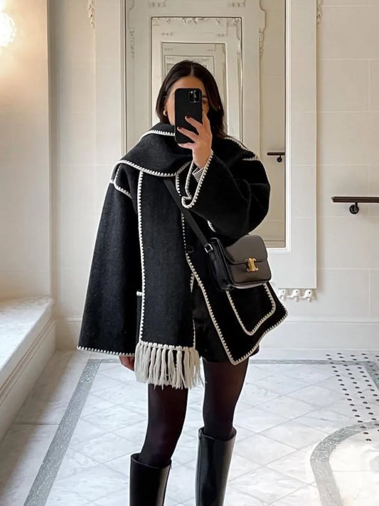 Tokyo Overcoat With Scarf